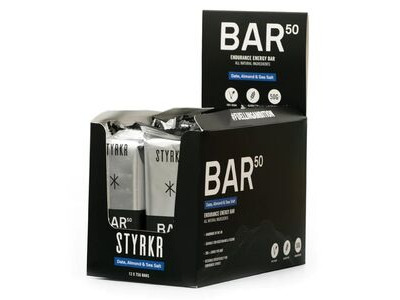 Styrkr BAR50 Date, Almond & Dark Chocolate Energy Bar x12