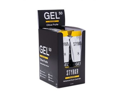 Styrkr Gel50 Mild Citrus Dual-carb Energy Gel X12