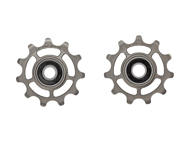 CeramicSpeed Shimano 12s Titanium Road Pulley Wheels Coated (9250, 8150, 7150) click to zoom image