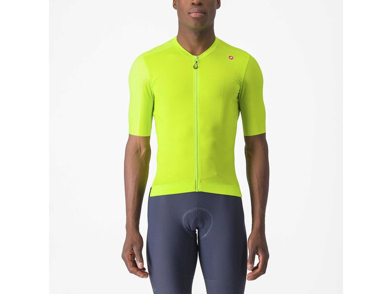 Castelli Espresso Jersey Electric Lime/Deep Green click to zoom image