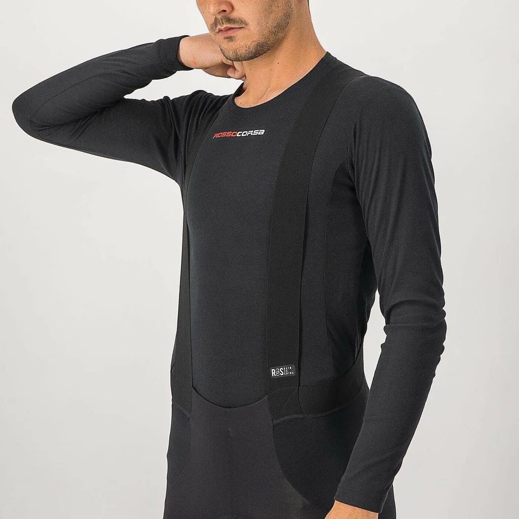 Castelli Prosecco Tech Long Sleeve Jersey Black click to zoom image