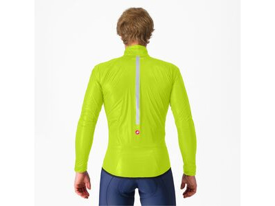 Castelli Squall Shelll Jacket Electric Lime / Black click to zoom image