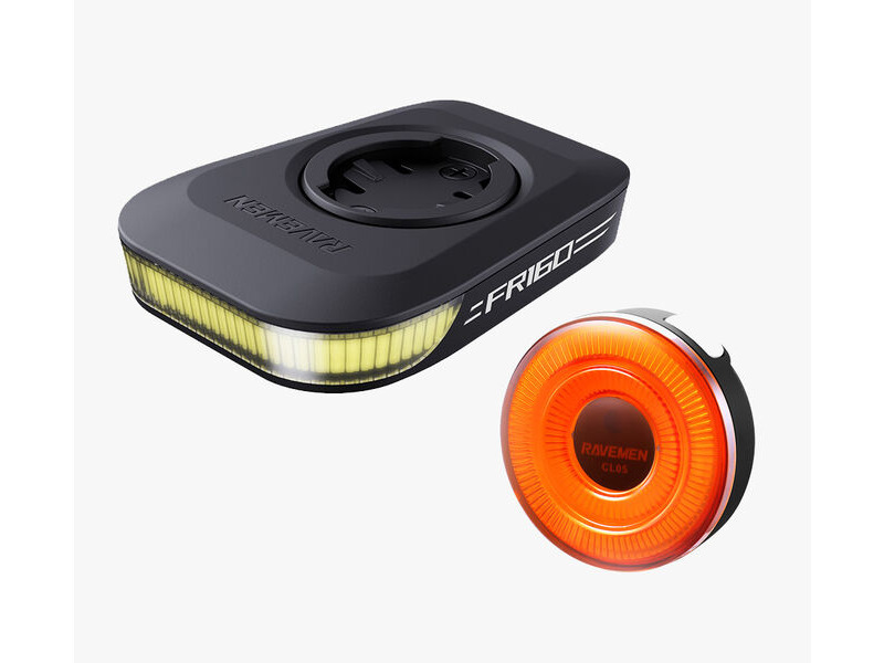 Raveman LS03 (FR160 and CL05) 160 Lumens Front and Rear Lightset click to zoom image