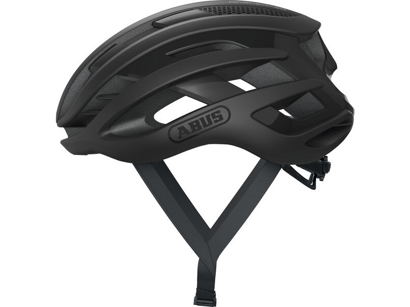 ABUS AirBreaker Road Elite Helmet in Velvet Black (Made in Italy) click to zoom image