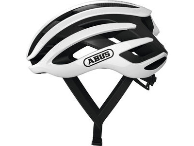 ABUS AirBreaker Road Elite Helmet in Polar White (Made in Italy)