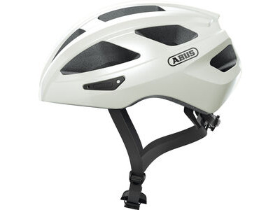 ABUS Macator Road Helmet in Pearl White