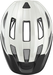 ABUS Macator Road Helmet in Pearl White click to zoom image