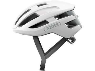 ABUS Powerdome Road Helmet in Polar White (Made in Italy)