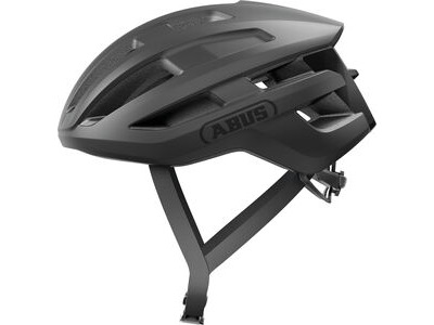 ABUS Powerdome Road Helmet in Velvet Black (Made in Italy)