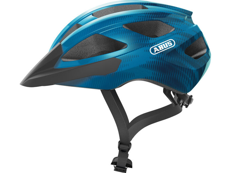 ABUS Macator Road Helmet in Steel Blue click to zoom image