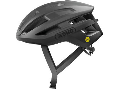 ABUS Powerdome MIPS Road Helmet in Velvet Black (Made in Italy)