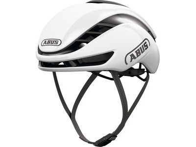 ABUS GameChanger 2.0 RF (Round Fit) Road Aero Elite Helmet in Shiny White - Unisize (Made in Italy)