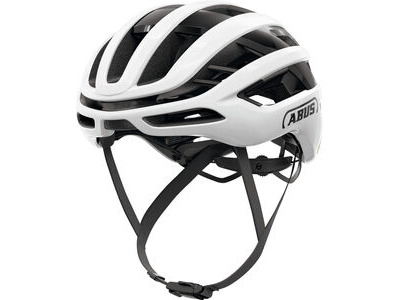 ABUS AirBreaker 2.0 MIPS Road Elite Helmet in Shiny White (Made in Italy)