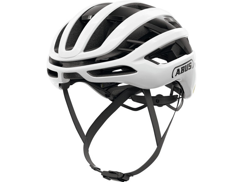 ABUS AirBreaker 2.0 MIPS Road Elite Helmet in Shiny White (Made in Italy) click to zoom image