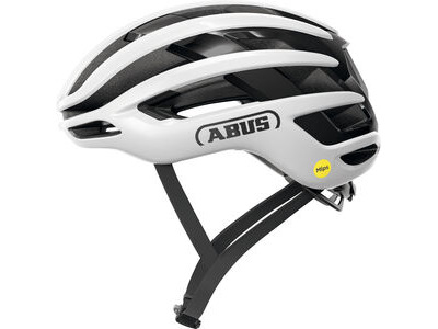 ABUS AirBreaker 2.0 MIPS Road Elite Helmet in Shiny White (Made in Italy) click to zoom image