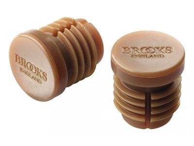 Brooks Rubber Bar End Plugs  Natural  click to zoom image