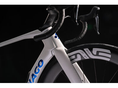 Colnago Y1RS Disc Carbon Aero Frameset White & Blue Decal click to zoom image