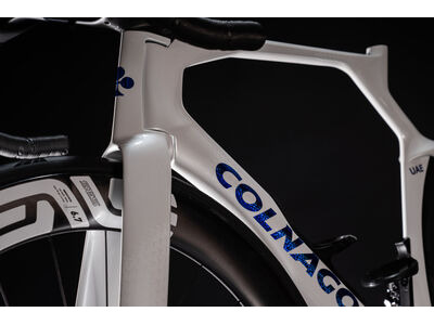 Colnago Y1RS Disc Carbon Aero Frameset White & Blue Decal click to zoom image