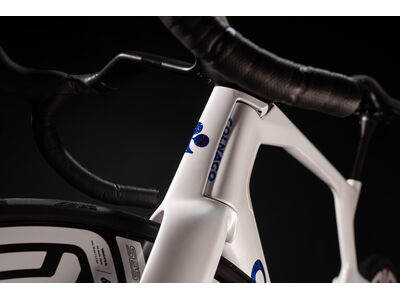 Colnago Y1RS Disc Carbon Aero Frameset White & Blue Decal click to zoom image