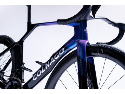 Colnago Y1RS Disc Carbon Aero Frameset Blue & Black click to zoom image