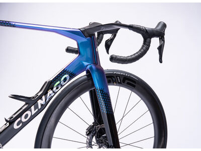 Colnago Y1RS Disc Carbon Aero Frameset Blue & Black click to zoom image