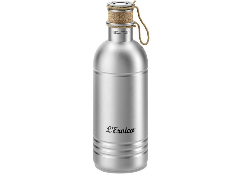 Elite Eroica aluminium bottle with cork stopper 600 ml click to zoom image
