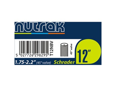 Nutrak 12x1.75 - 2.125" Schrader with 45 degree valve