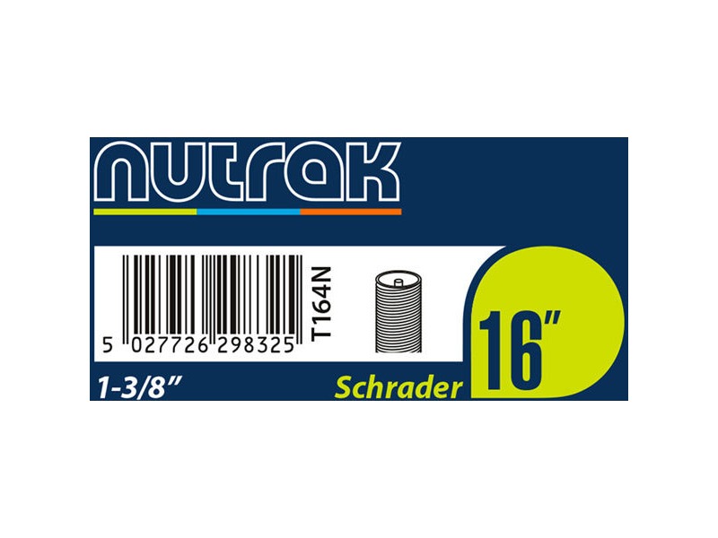 Nutrak 16x1 3/8" Schrader click to zoom image
