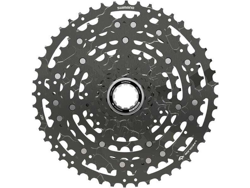 Shimano CS-LG400-10 CUES Link Glide cassette, 10-speed, 11 - 48T click to zoom image