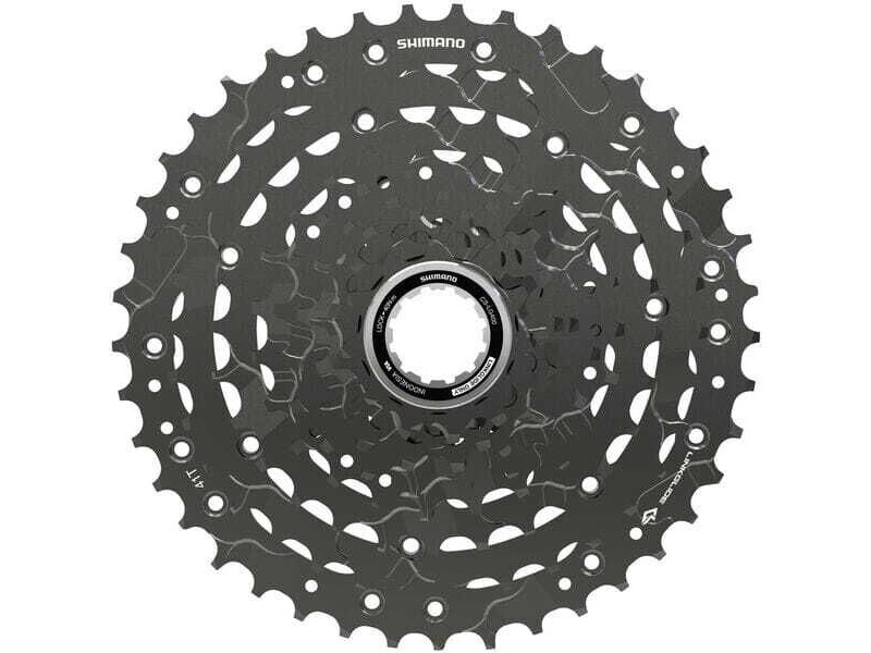 Shimano CS-LG400-9 CUES Link Glide cassette, 9-speed, 11 - 41T click to zoom image