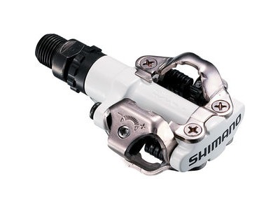Shimano M520 MTB SPD pedals - two sided mechanism, white
