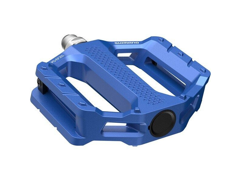 Shimano PD-EF202 MTB flat pedals, blue click to zoom image