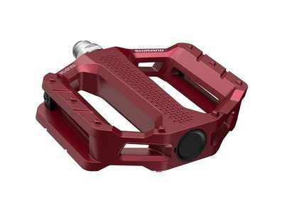 Shimano PD-EF202 MTB flat pedals, red
