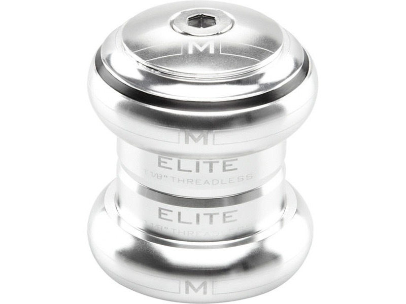 M Part Elite silver threadless headset 1-1/8" click to zoom image