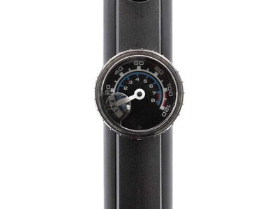Truflo Micro II Mini Pump with Dial Gauge, black click to zoom image