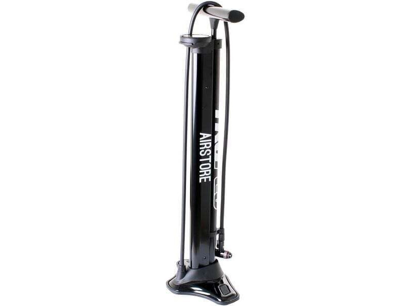 Truflo Airstore track pump with auxillary storage cylinder for tubeless tyres click to zoom image