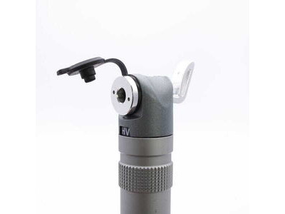 Truflo Air Switch Turbo High Volume/High Pressure CNC Mini Pump, Presta Only, grey click to zoom image