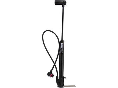 Truflo Air Flow MiniTrax CNC Mini Floor Pump with Extra-long hose, black click to zoom image