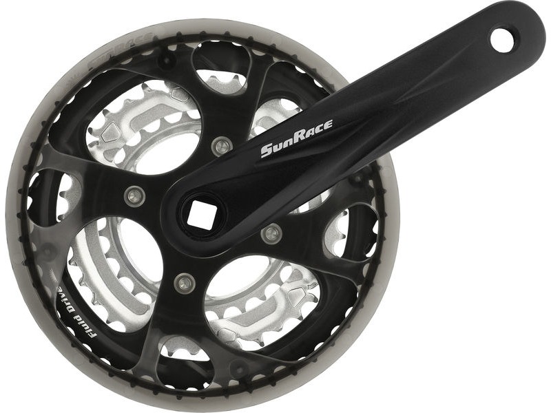 Sunrace FCM300 7/8 Speed 48/38/28T 170mm Chainset click to zoom image
