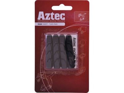 Aztec Road insert brake blocks - pack of 2 pairs Charcoal
