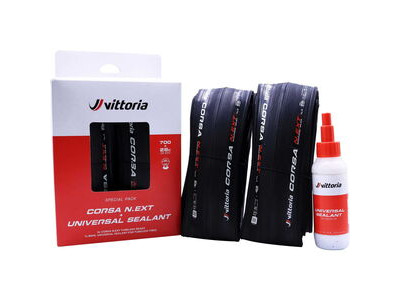 Vittoria TYRE Vit Cor Next 700x28c TLR Twin Pack