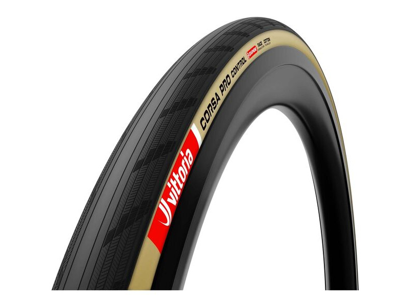 Vittoria Corsa Pro Control 700x38c Folding TLR Black Tan G2.0 Tyre click to zoom image