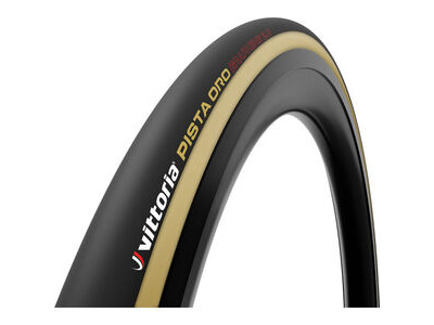 Vittoria Pista Oro 19-28' Black Tan G2.0 Tubular Tyre