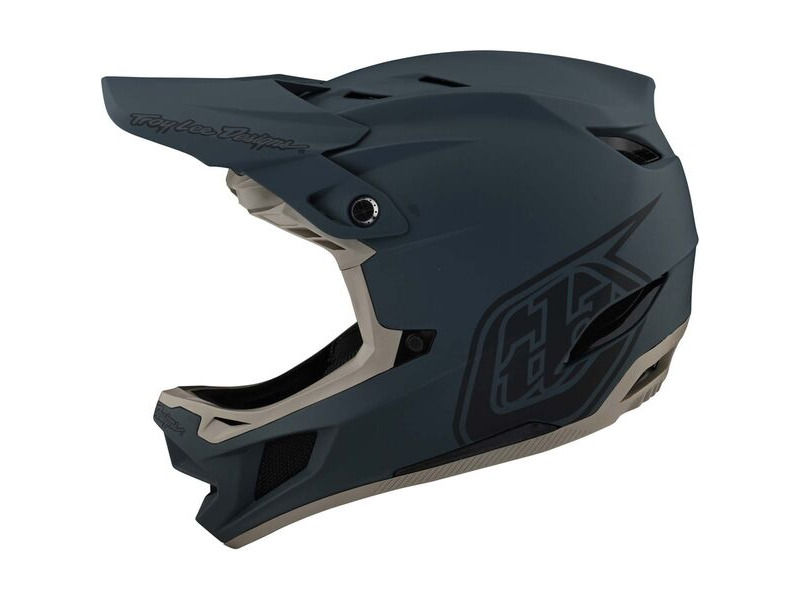 Troy Lee Designs D3 Fiberlite Helmet Gray click to zoom image