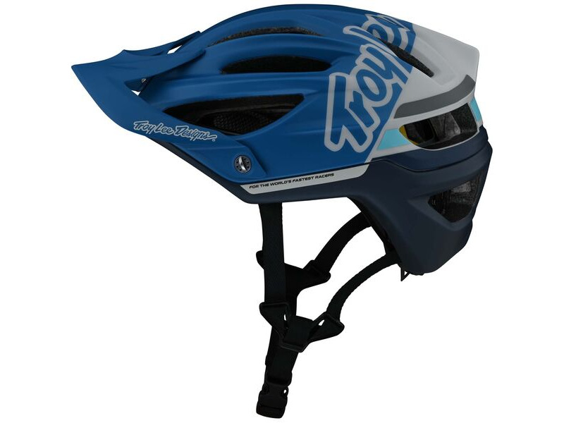 Troy Lee Designs A2 MIPS Helmet Silhouette - Blue click to zoom image