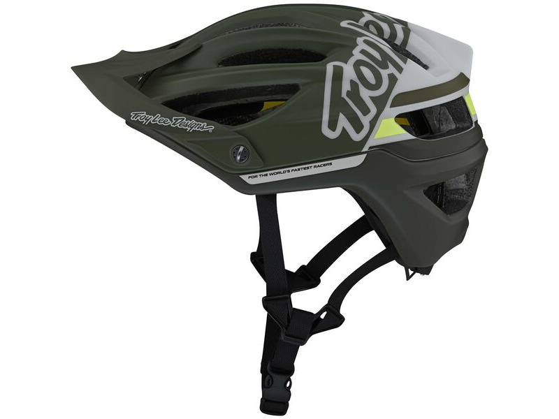 Troy Lee Designs A2 MIPS Helmet Silhouette - Green click to zoom image