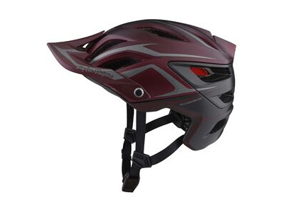 Troy Lee Designs A3 MIPS Helmet Jade - Burgundy
