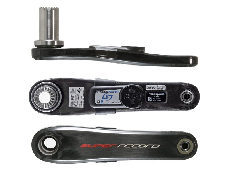Stages Power L - Campagnolo Super Record 12 Speed Black click to zoom image