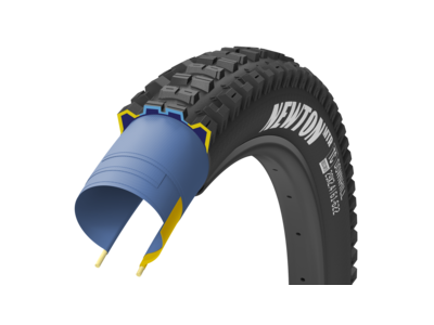 Good Year Newton MTR Downhill Tubeless Complete Rear Tyre 27.5x2.6 Black