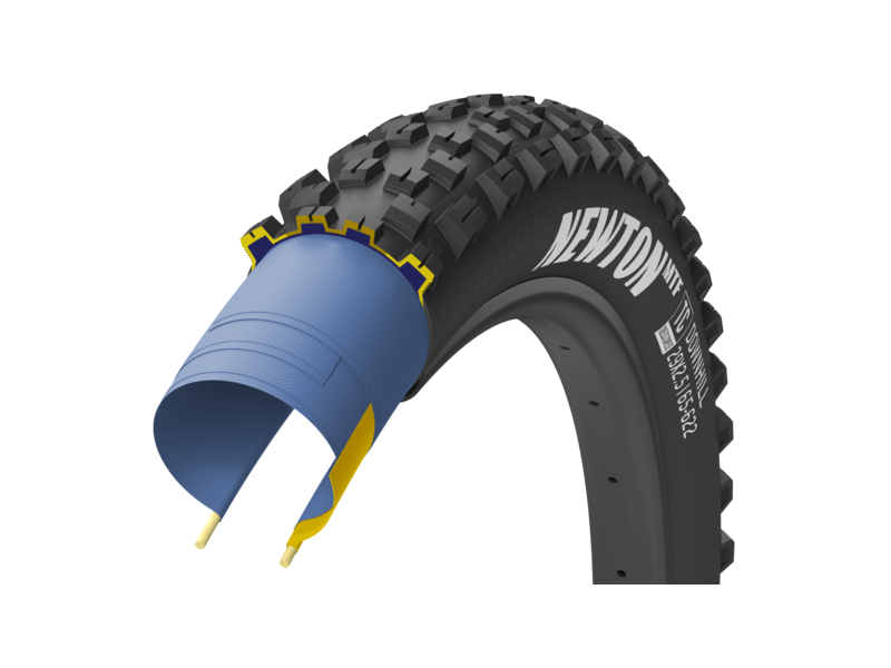 Good Year Newton MTF Downhill Tubeless Complete Front Tyre 27.5x2.5 Black click to zoom image